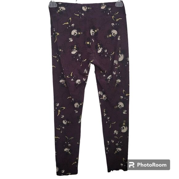 LuLaRoe Purple Minnie Mouse Leggings - Picture 1 of 5